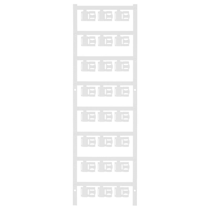 1062000000 - Slim White Clip for 4-6mm Cables, 12x9.3mm  (Pack of 120)