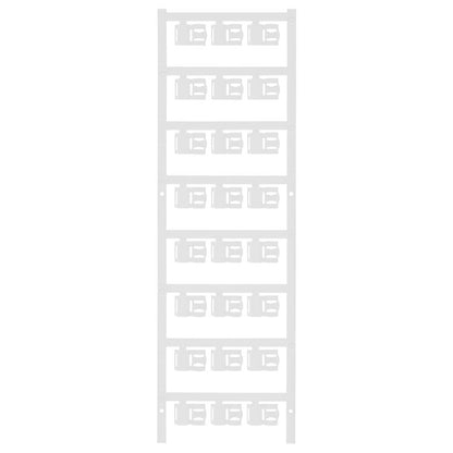 1062000000 - Slim White Clip for 4-6mm Cables, 12x9.3mm  (Pack of 120)