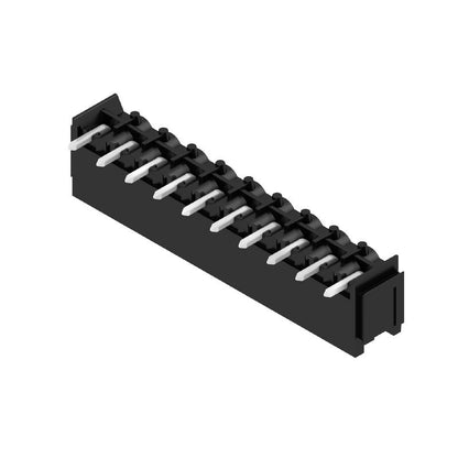 1155670000 - 10-Pole 5.08mm Male PCB Connector THT, 90° Angle, Black Finish  (Pack of 50)