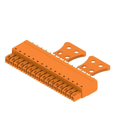 1235920000 - 3.81mm Female PCB Connector, 16 Poles, Push-In, 180°  (Pack of 50)