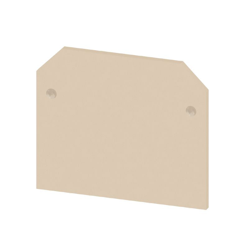 0279560000 - Beige Snap-On End Plate, 36.5mm Height, Polyamide 66  (Pack of 20)