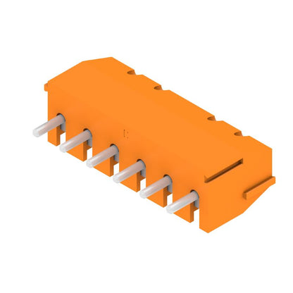1912360000 - 3.5mm Orange PCB Terminal, 6 Poles, 90° Angle  (Pack of 100)