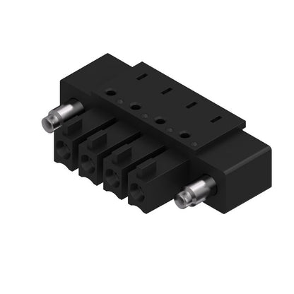 1975710000 - 3.81mm 4-Pole Female Header PCB Connector, Tinned Black  (Pack of 50)