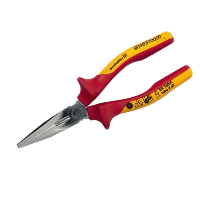 9046370000 - 160mm VDE Insulated Long-Nose Pliers with Cutter