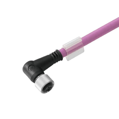 1061980300 - 3m Shielded M12 Bus Line Cable, 5 Poles, Angled Design