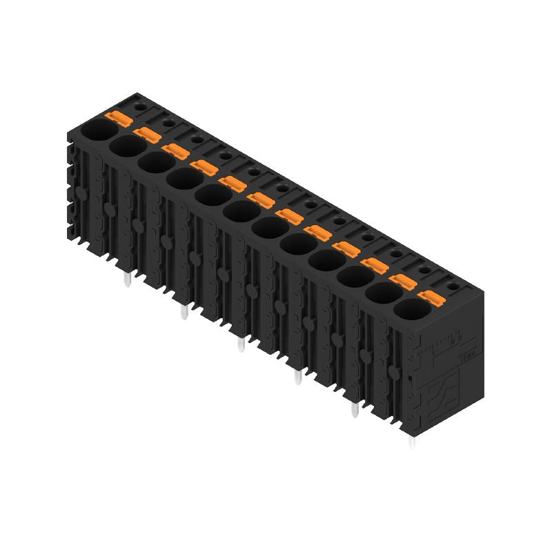 2491720000 - 7.50mm Black Terminal Board, 12 Poles, 5mm Solder Pins  (Pack of 20)