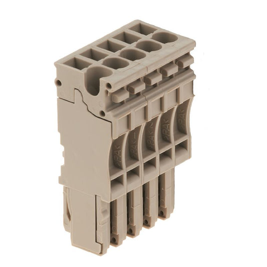 1815510000 - Dark Beige Plug-in Connector, 4 mm² Max Clamping Range  (Pack of 25)