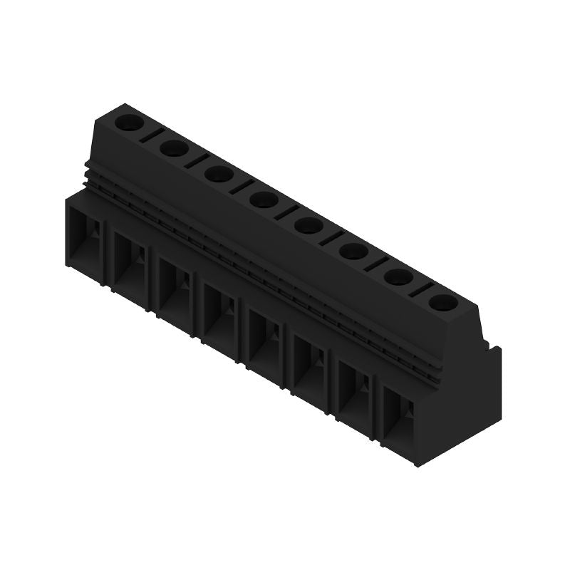 1921480000 - 15mm Pitch Black PCB Terminal with 8 Poles and 90° Angle  (Pack of 10)