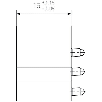 0119860000 - 70mm Orange Intermediary Part, RoHS Compliant, PA 66 Material  (Pack of 20)