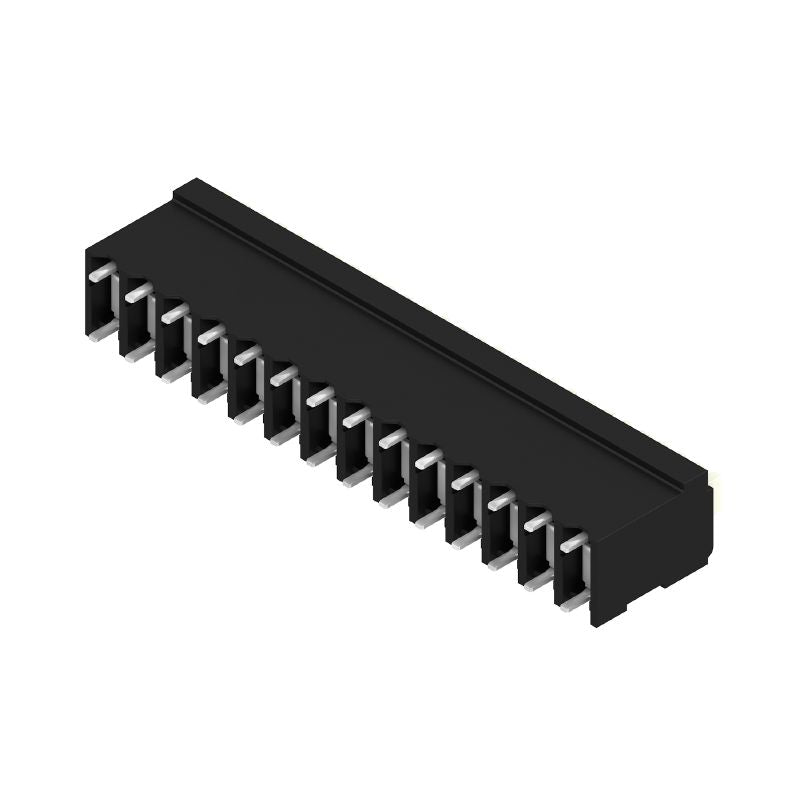 1870030000 - 3.81mm Black PCB Terminals with 14 Poles, 180° Angle  (Pack of 10)
