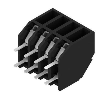 1885900000 - 3.81mm 4-Pole Black PCB Terminal with 3.5mm Solder Pins  (Pack of 35)