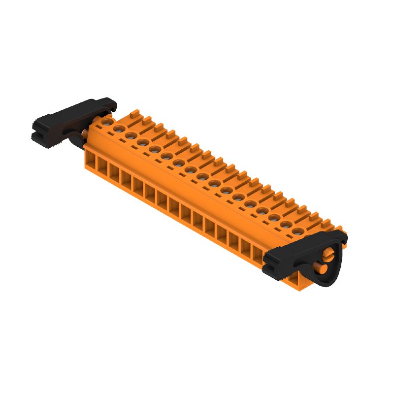 2442450000 - 18-Pole Female PCB Plug Connector with 180° Angle  (Pack of 50)