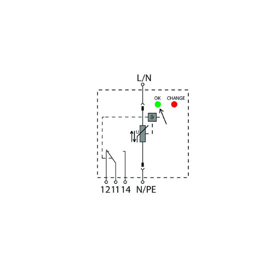 2591390000 - Low Voltage Surge Arrester with Remote Contact Protection