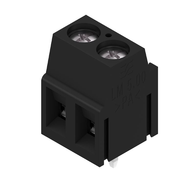 1715250000 - 5mm Pitch Terminal, 90° Angle, Tin-Plated, Black Finish  (Pack of 500)