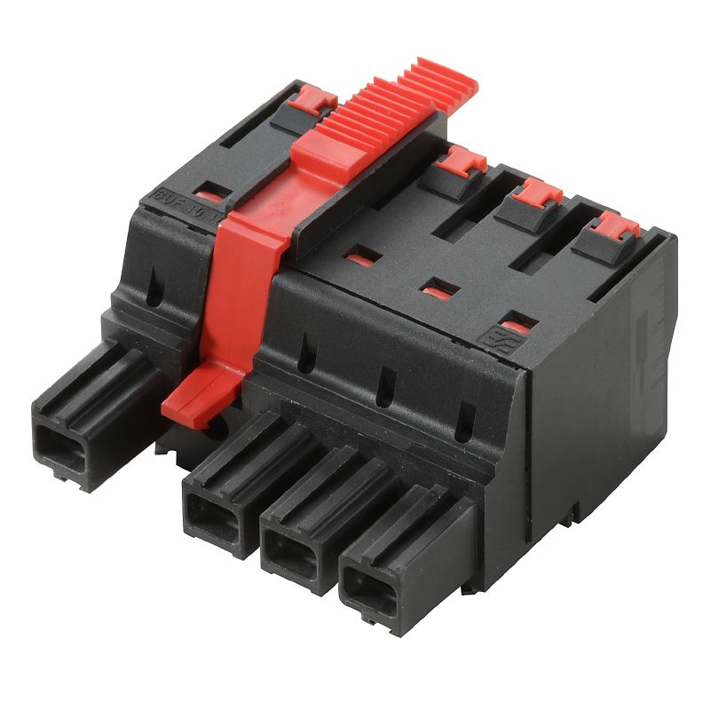 2544950000 - 4-Pole 180° PCB Connector with PUSH IN Technology  (Pack of 24)