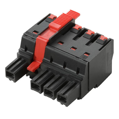2544950000 - 4-Pole 180° PCB Connector with PUSH IN Technology  (Pack of 24)