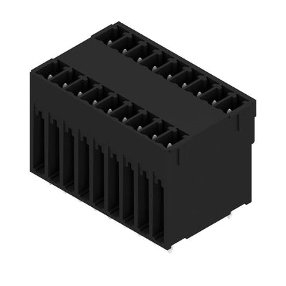 1031030000 - 3.81mm Black PCB Plug-In Connector with 18 Poles, THT/THR  (Pack of 50)