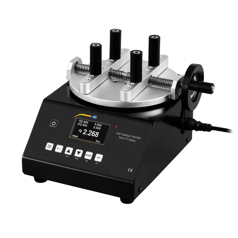 PCE-CTT 10 - Adjustable Torque Meter for 20-200mm Bottle Caps