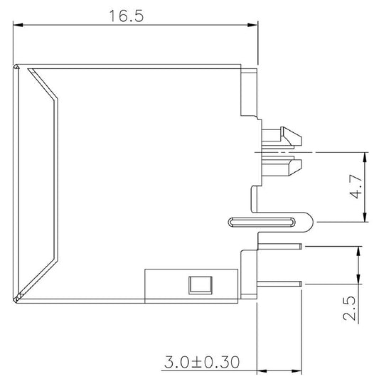 2626050000 - RJ45 Category 6 Jack, 180° Elbow for THT Soldering  (Pack of 160)