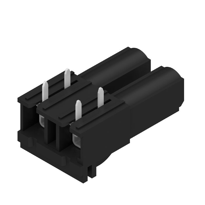 1043230000 - 7.62mm 2-Pole PCB Connector for THT Soldering, Black  (Pack of 126)