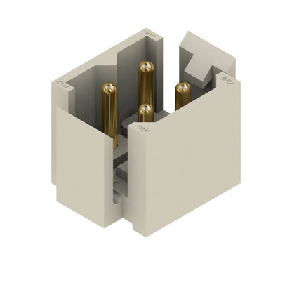 1440400000 - 5mm Pitch Male PCB Connector, 4 Poles, Gold-Plated Design  (Pack of 100)