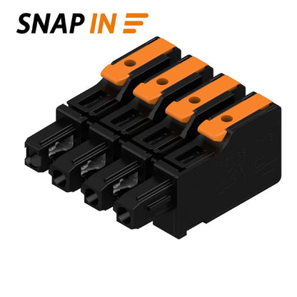 8000078330 - 4-Pole 7.50mm RoHS PCB Connector with SNAP IN Lever  (Pack of 66)