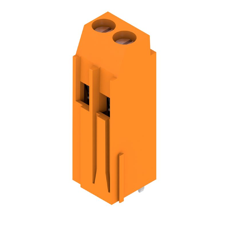 1975360000 - 5.08mm Circuit Board Terminals at 90° Angle, Orange  (Pack of 100)