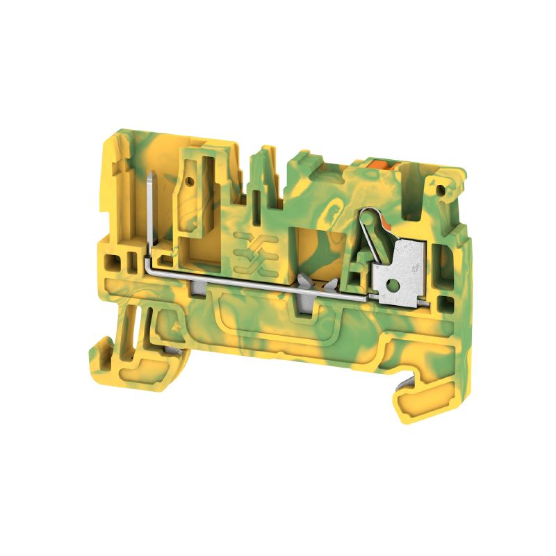 1513870000 - Green & Yellow PE Terminal for 2.5 mm² Push-In Connections  (Pack of 50)