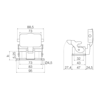 1206500000 - IP65 Rated Versatile Enclosure with Bulkhead Design