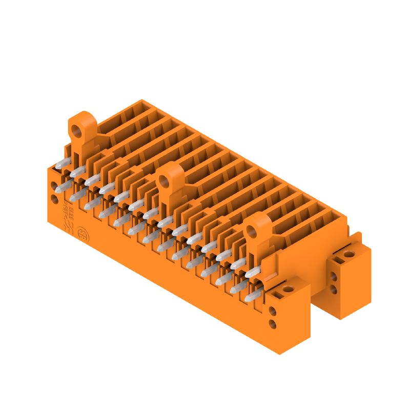 1633930000 - 3.5mm 28-Pole PCB Header Connector, 90° Flange Mount  (Pack of 20)