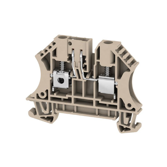 2436380000 - Dark Beige Test-Disconnect Terminal, 4mm², 32A Capacity  (Pack of 50)