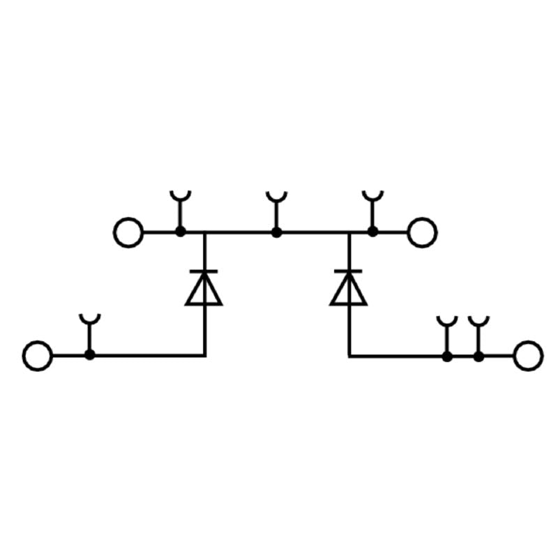 1690050000 - Dark Beige 2.5mm² Terminal for Double-Tier Connections  (Pack of 50)