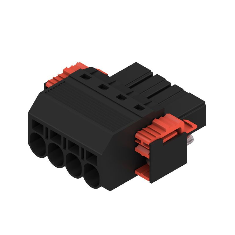 1124830000 - 7.62mm Male PCB Connector with 4 Poles and Tension-Clamp  (Pack of 30)