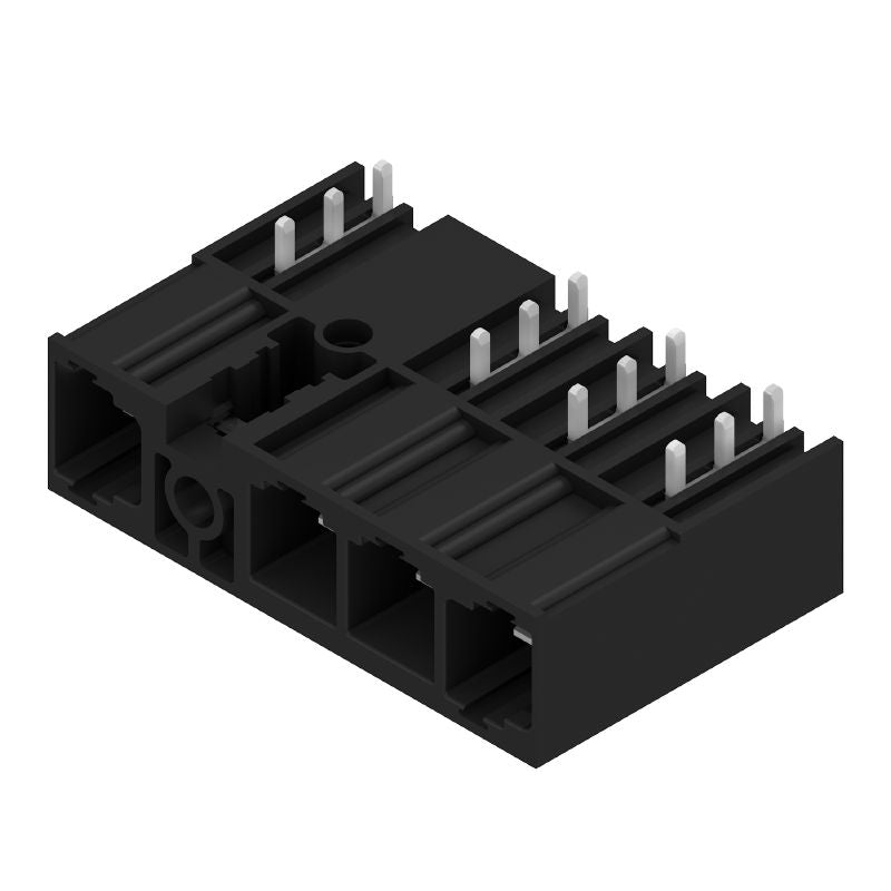2580860000 - 10.16mm Black Male PCB Connector with 4 Poles  (Pack of 36)