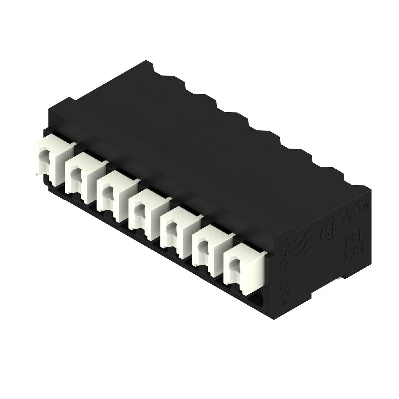 1875270000 - 7-Pole Right Angle PCB Terminal, 3.81mm Pitch, Black  (Pack of 265)