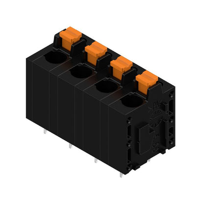 2774450000 - 7.50mm Black PCB Terminal, 4 Poles, 180° Angle  (Pack of 50)