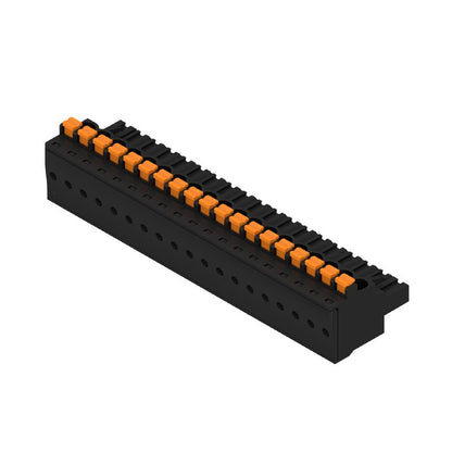 1000200001 - 5.08mm PCB Female Connector, 19 Poles, 90° Orientation  (Pack of 18)