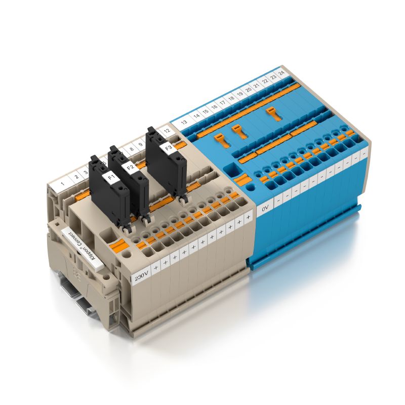 2582530000 - Blue Modular Terminal, 4 mm², 250 V, 32 A, PUSH IN  (Pack of 50)