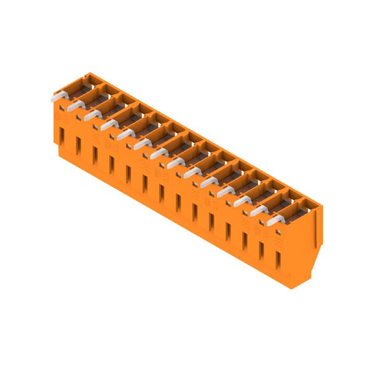 2429620000 - 5.00mm 14-Pole PCB Terminal, 180° Angle, Orange Finish  (Pack of 24)