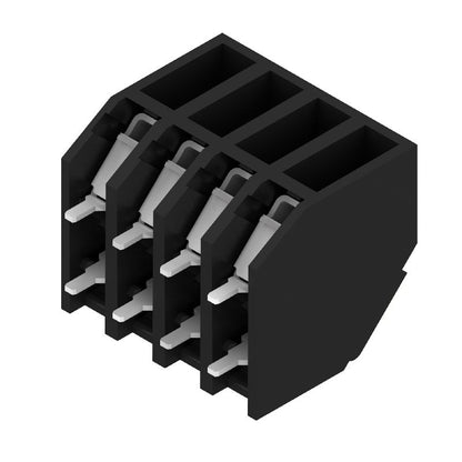 1888470000 - 3.81mm 4-Pole PCB Terminal, 135° Angle, Black  (Pack of 190)