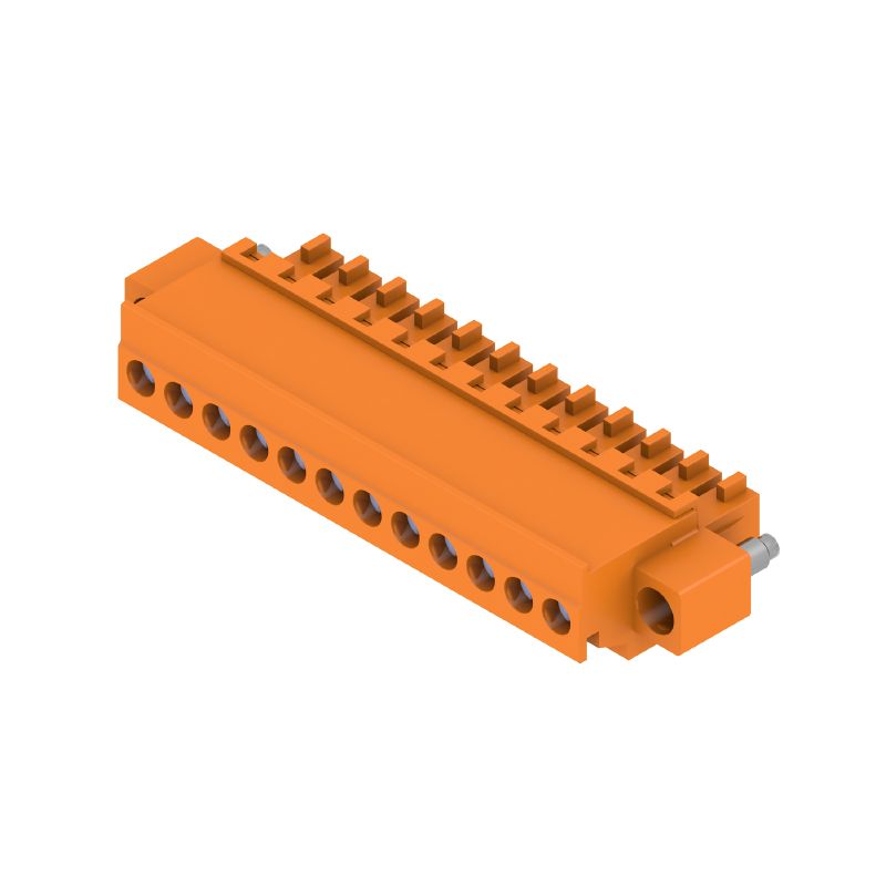 1940560000 - 3.81mm 12-Pole Female Connector with 270-Degree Angle  (Pack of 50)