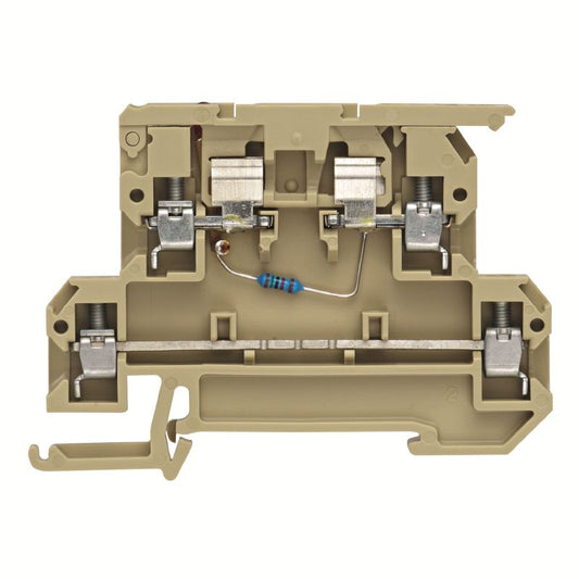 7760059006 - Beige 24VDC Fuse Terminal for 6.3A with 4mm² Connections  (Pack of 50)