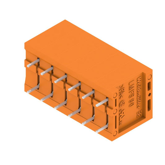 1332010000 - 5mm Pitch PCB Terminal, 6 Poles, Push-In Connection  (Pack of 45)