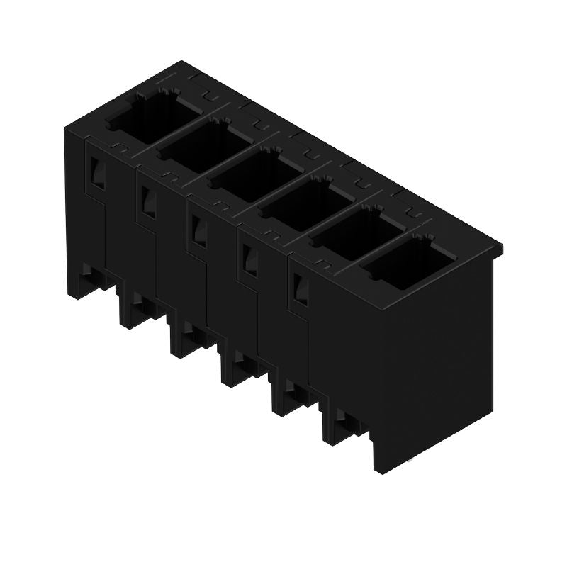 8000072438 - 6 Pole 5mm PCB Connector, 180° Angle, UL Certified  (Pack of 17)