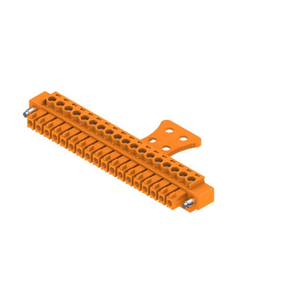 1236720000 - 3.81mm 18-Pole Female PCB Connector with Clamping Yoke  (Pack of 50)