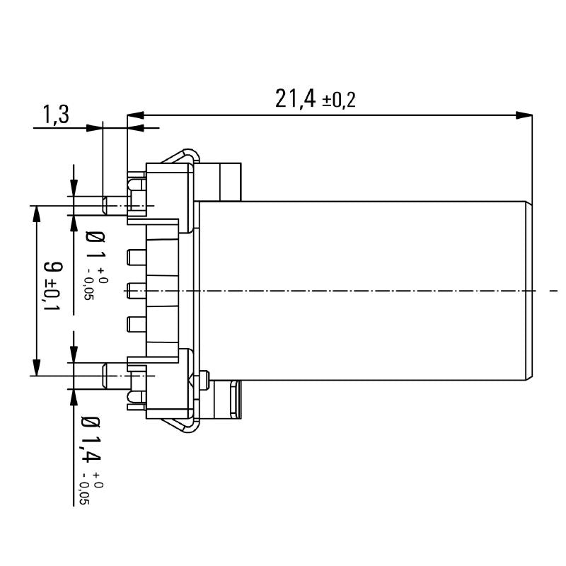 2422780000 - M12 5-Pole Plug Connector, IP67, Gold Contacts  (Pack of 25)