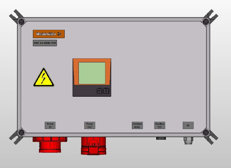 2716650000 - Wall-Mounted Power Flow Meter with TCP/IP & Modbus Communication