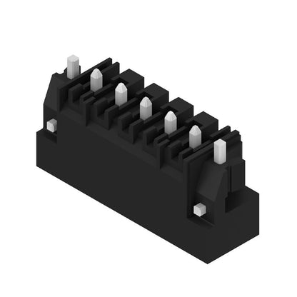 1804730000 - 5-Pole 3.50mm Male PCB Connector, 180° Angle, Black Finish  (Pack of 72)