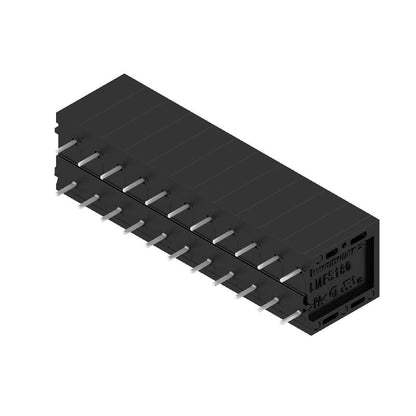 1425640000 - Black 5mm Pitch PCB Terminal, 11 Poles, 180° Angle  (Pack of 25)