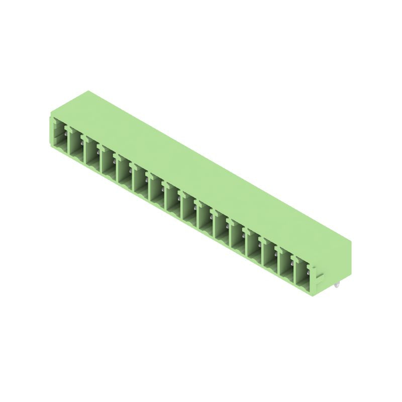 1793320000 - 3.81mm 16-Pole Male PCB Connector, THT Solder, 90-Degree Angle  (Pack of 24)